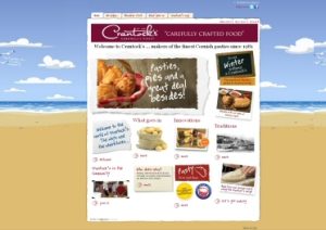 WordPress Food Manufacturer Design Example