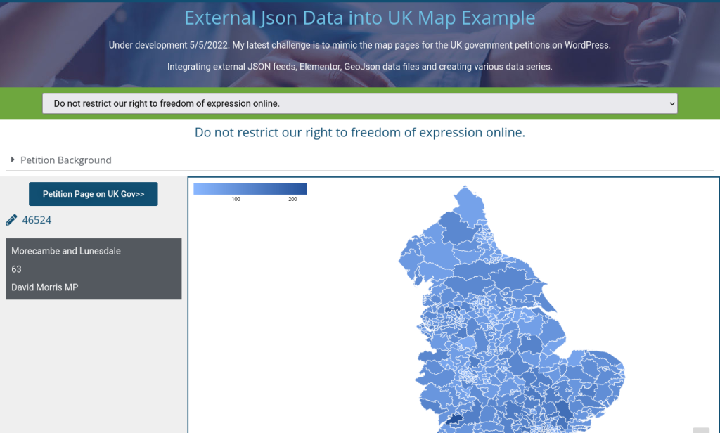 Interactive Map WordPress