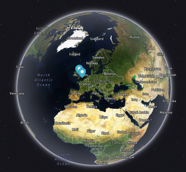 wordpress api globe example